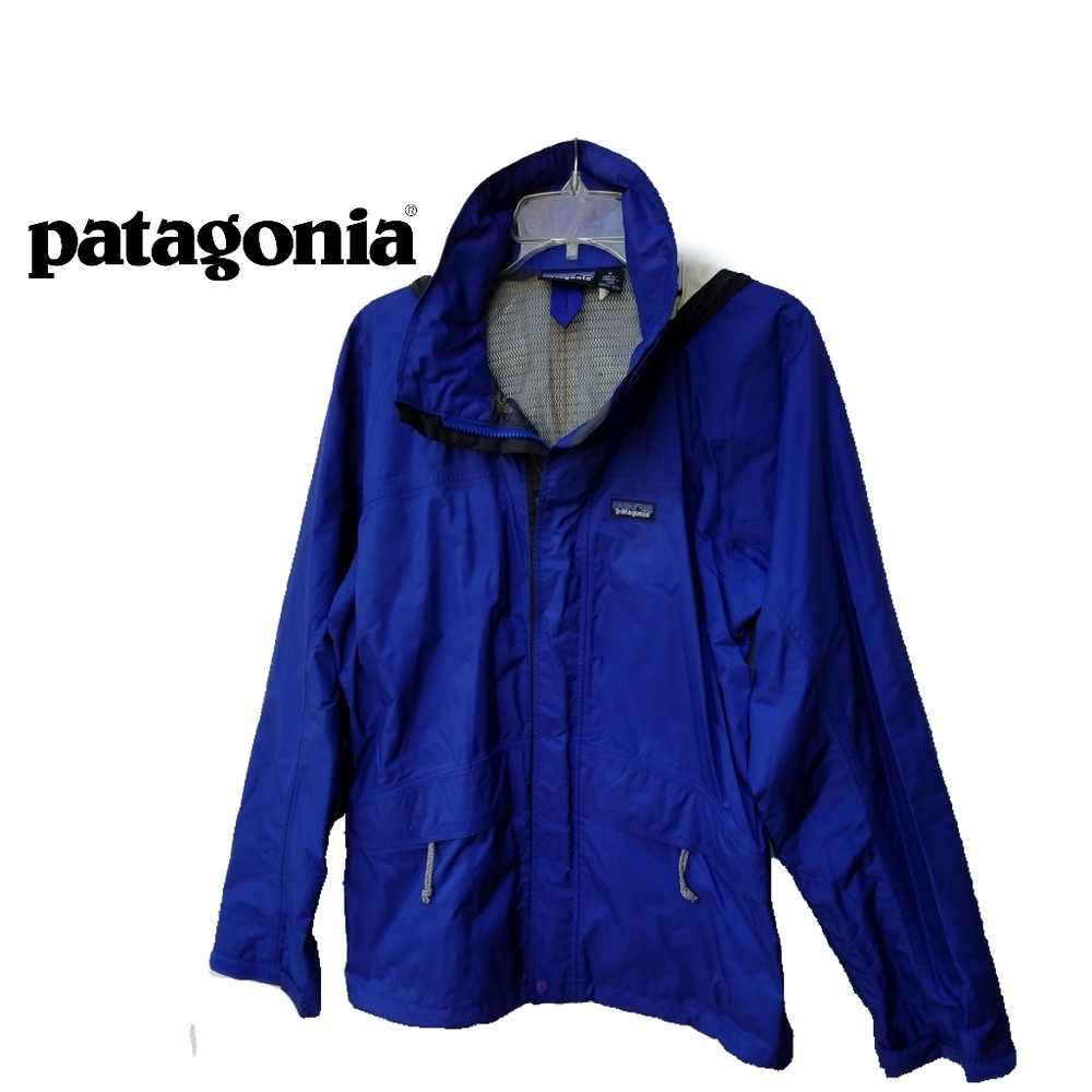 Patagonia hooded rain jacket